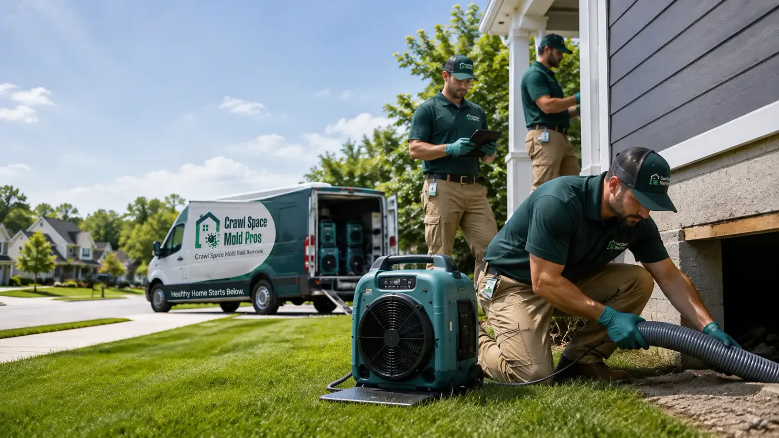 Crawl Space Mold Removal in Golconda, IL